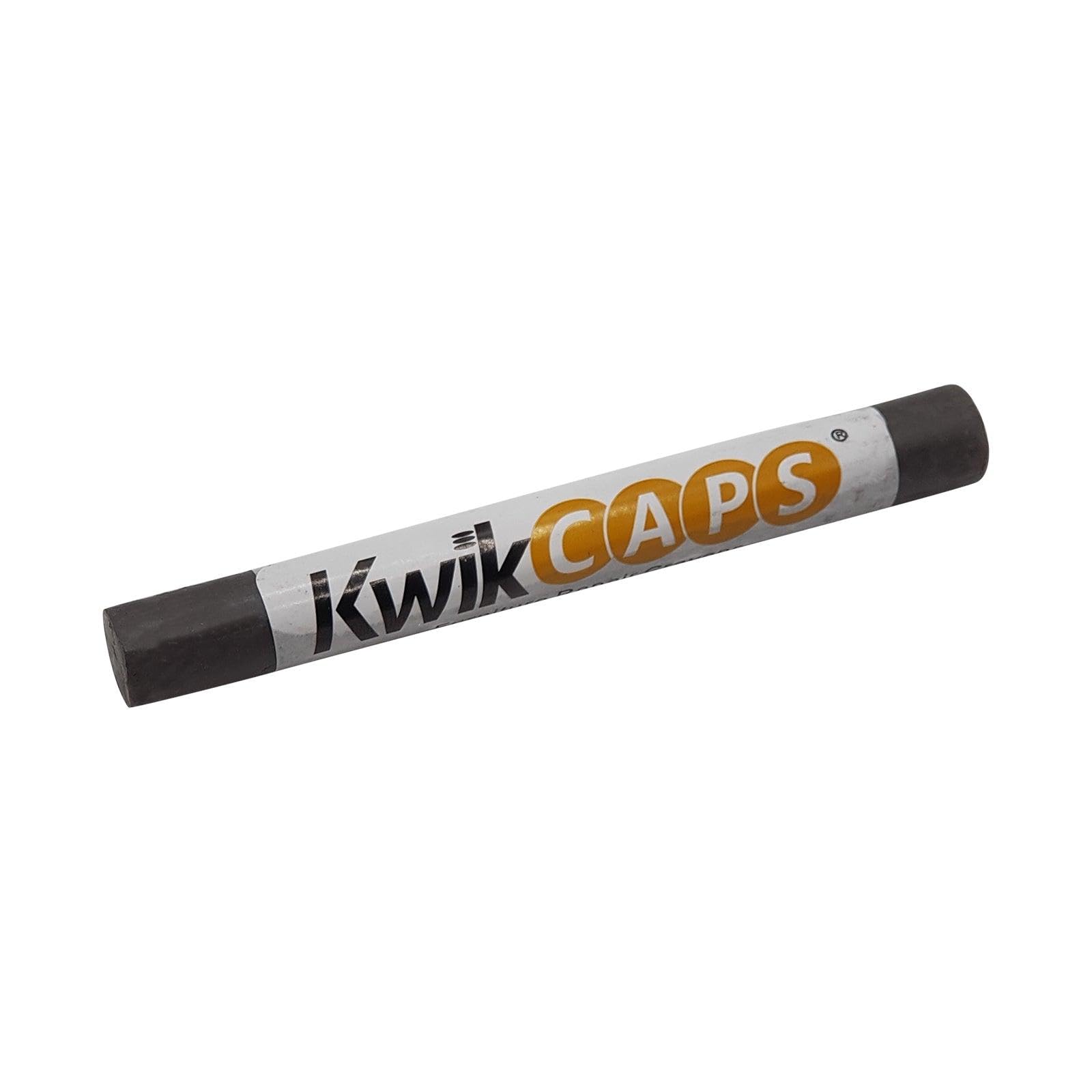 Kwikcaps Onyx Grey Furniture Repair Crayons - Scratch Restore & Touch-Up Marker, Wax Stick Crayons For Stains, Scratches, Wood Floors, Furniture, Solid Wood, Worktops, Melamine Boards
