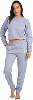 CARINA Womens Light Lilac Milton Pyjama Set Pajama Set