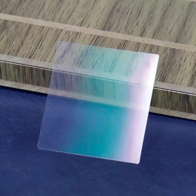 36X38mm Difracción Transmisión Retículo Espectrómetro Espectrómetro Espectroscopia Inspección de precisión Demostración didáctica Ayudas Material PET(100Lines)