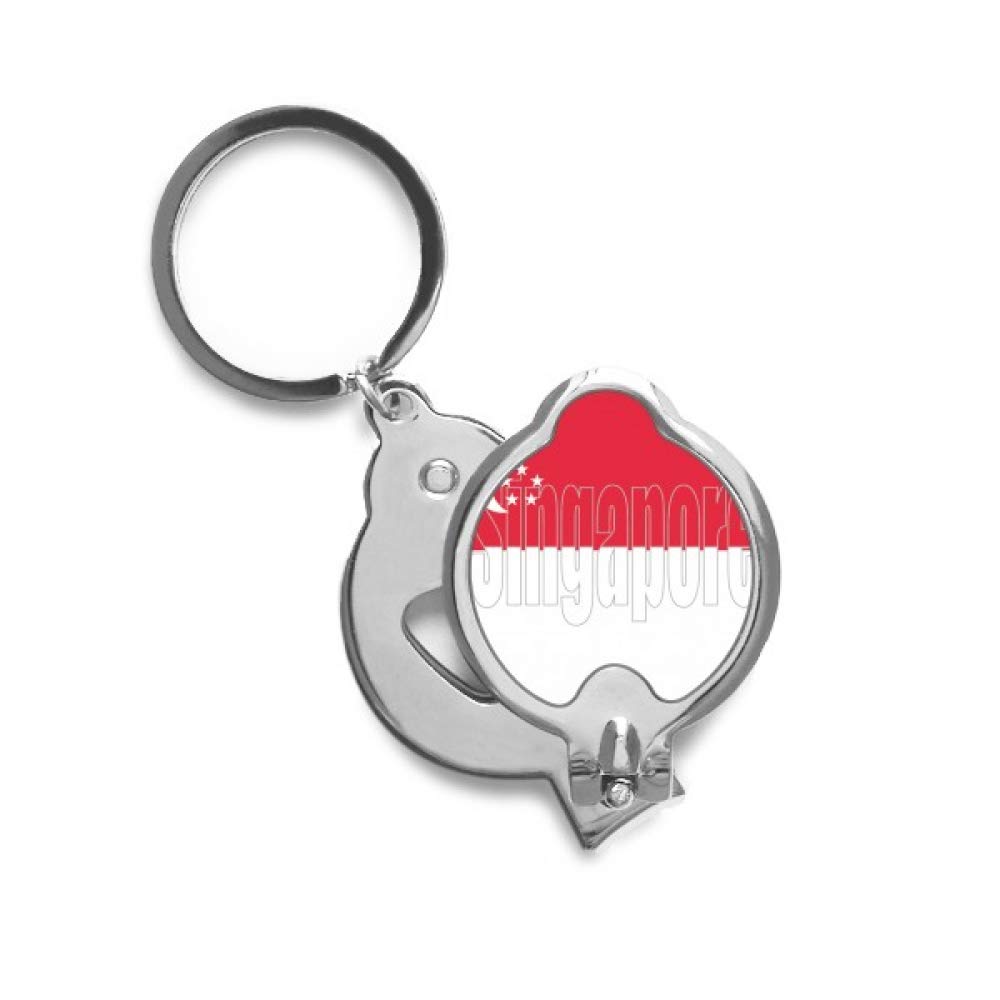 Coupe-ongles drapeau de Singapour en acier robuste par DIYthinker - 4