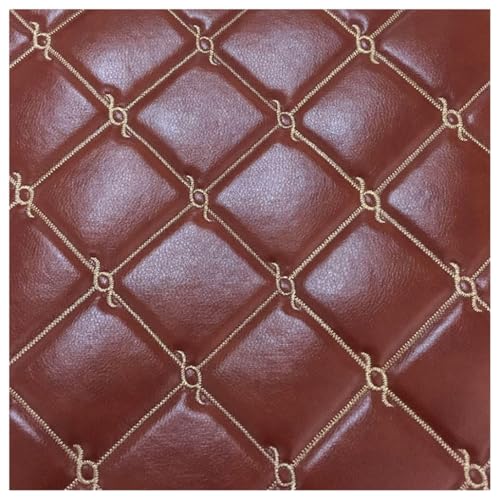 Tissu en cuir similicuir haut de gamme aspect grainé pour chaises de luxe