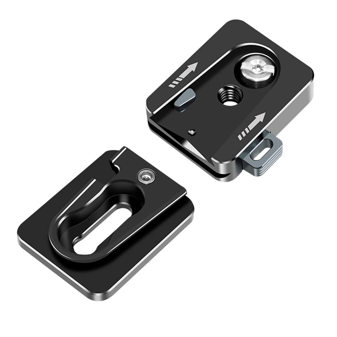 Staffa FEICHAO Per Teleobiettivo – Supporto Livellamento Universale Con Piastra Arca 38mm A Sgancio Rapido, In Lega Di Alluminio