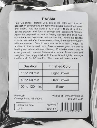 Basma (Henna Black) 3.6 oz, 100 g miniatura 3