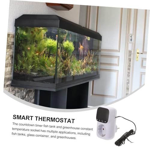 Termostato digital programable con enchufe y protección contra sobrecarga 4