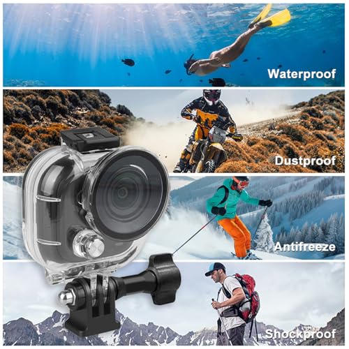 Accesorio de filmación de snowboard y buceo profundo con carcasa estanca 7