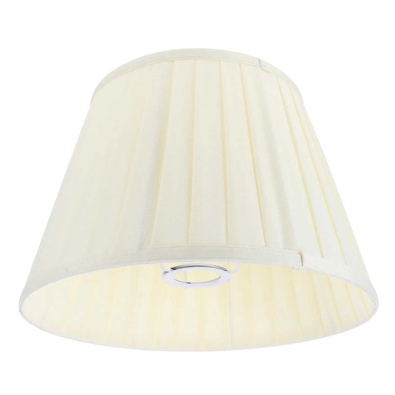 HKYBCF Lamp Shade Lampshade Pleated Table Fabric Lamp Shade Cover Wrought Iron Sturdy Desk Lighting Accessories for Bedroom