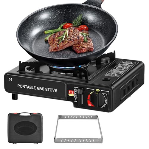 Estufa Portátil Para Camping | Estufa Portátil De Aire Para Cocinar En Campamento - Quemador Para Preparar Platos, Superficie De Cocción Para Comidas Exteriores En Senderismo, Hogar, Apartamento,