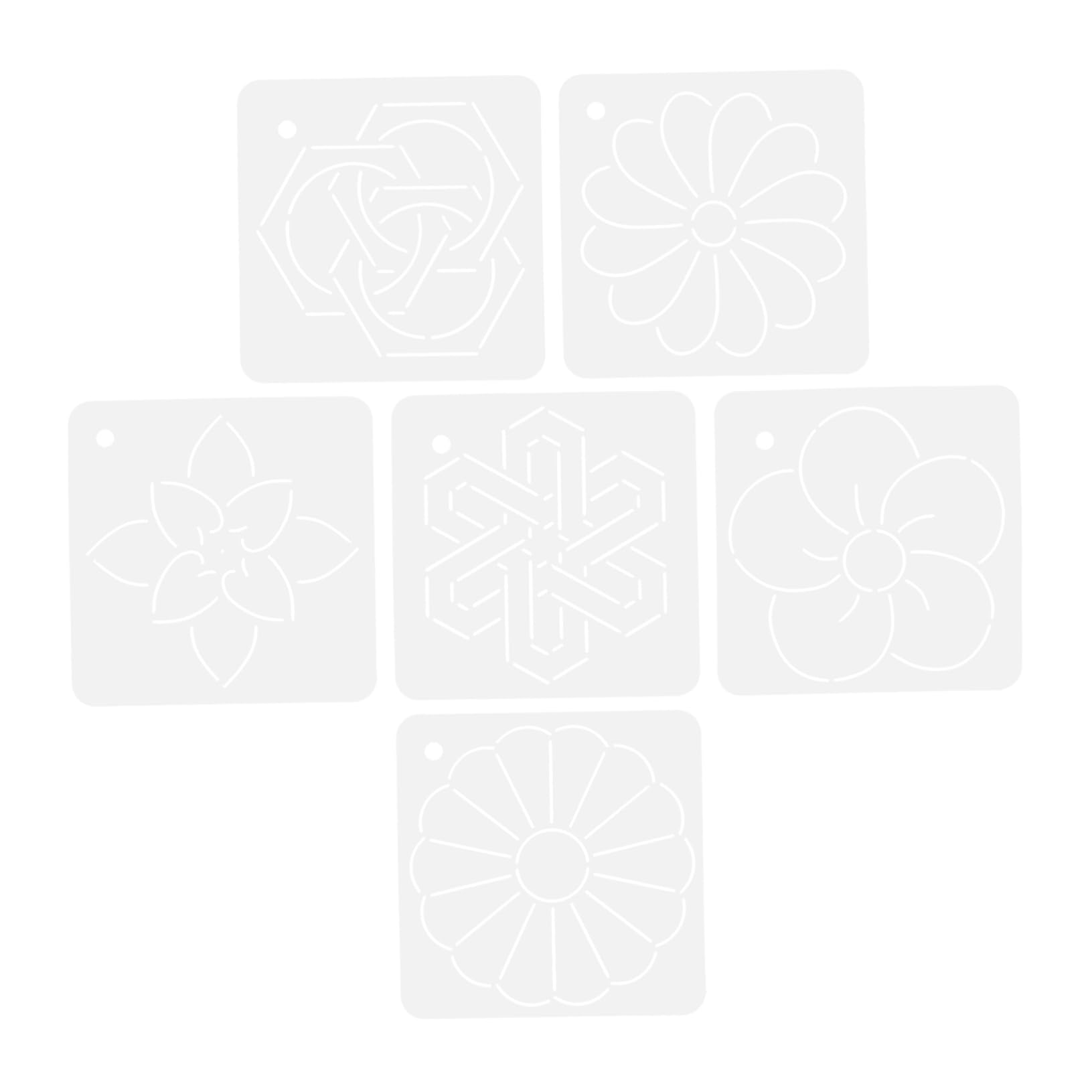SHINEOFI 18pezzi Rulers Acrilici Per Patchwork Quilling e Accessori Per Design Per e Hobbisti