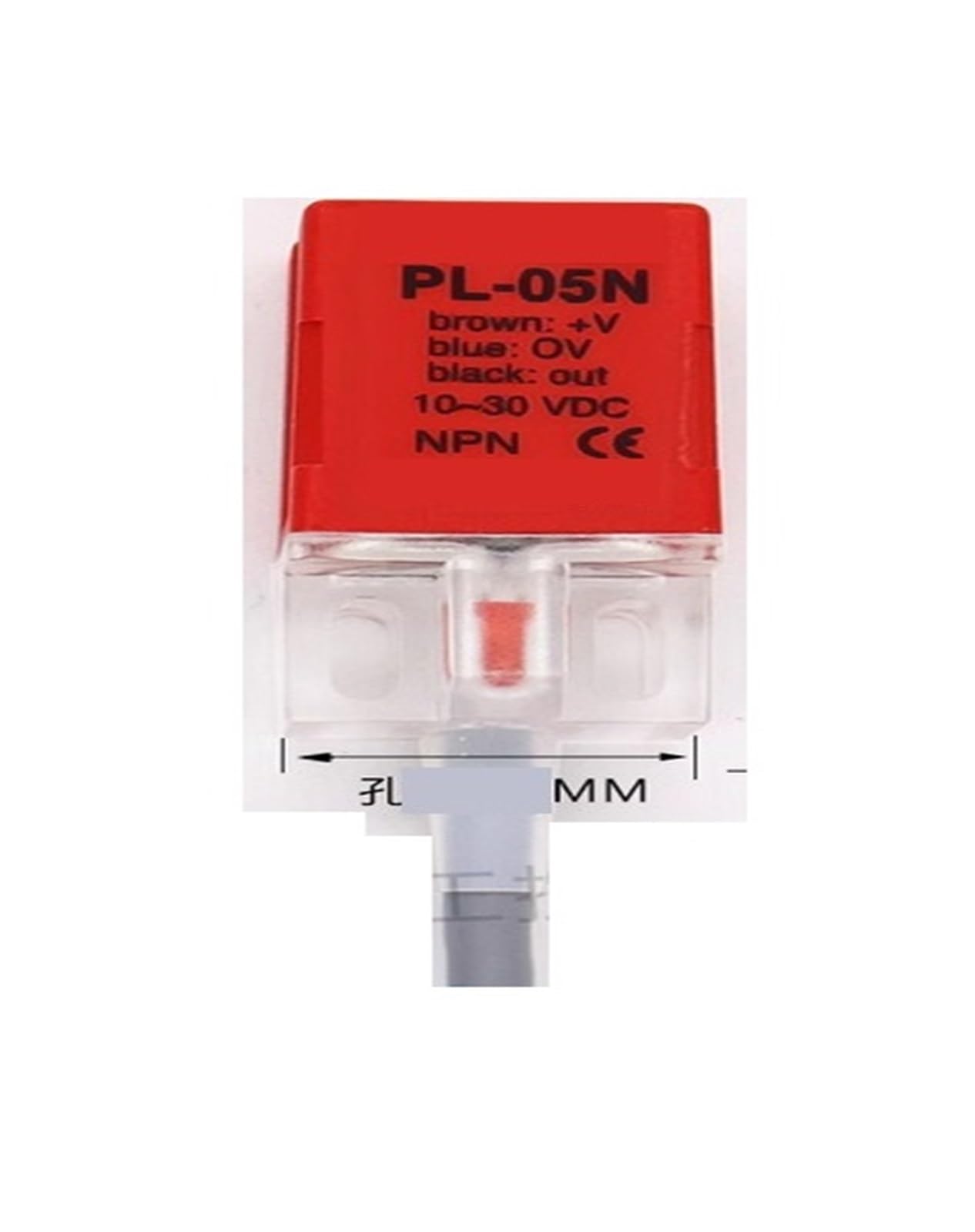 OSHZIKJII 1PC PL-05P-05N-05PB-05NB Inductive Proximity Switch Sensor(PL-05N NPN NO)