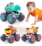 OCATO Car Toys for 1 Year Old Boy Gifts, Pull Back Monster Truck Toy Cars for Toddlers 1-3, 1 2 3...