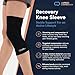 Copper Compression Knee Brace for Knee Pain - Copper Infused Knee Stabilizer Orthopedic Brace - Meniscus Tear, ACL, MCL, Arthritis, Joint Pain Relief, Running, Sports, Hiking. Fit for Men & Women.