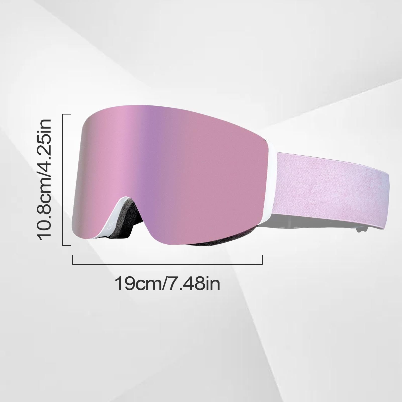 Masques de Ski Femme,Lunettes de Snow Femme | Lunettes de snowboard