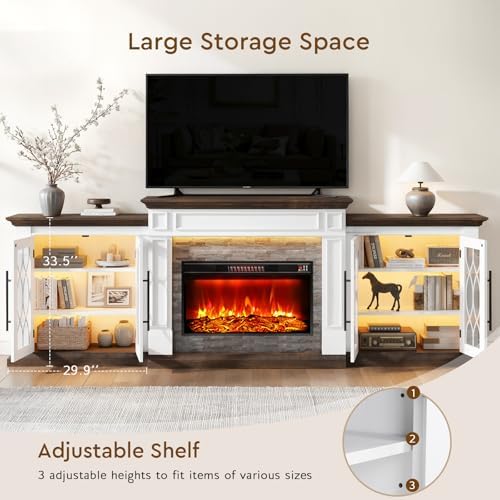 LGHM Fireplace TV Stand - Thumbnail 3