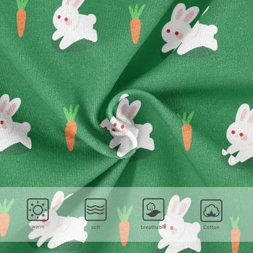 Cute Bunny Rabbit Carrot Green Toddler Girls's Underwear 2T 23022383