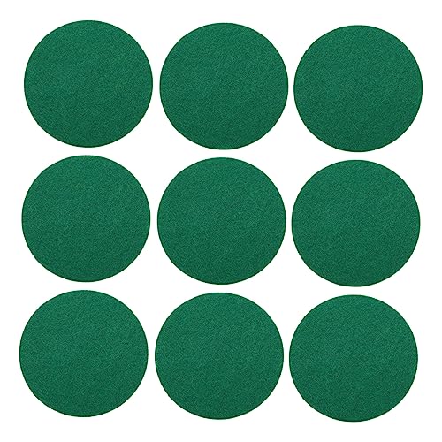 VICASKY 10Pcs Air Hockey Pusher Stickers Durable Felt Pads for Hockey Tables Enhanced Game Experience with Comfortable Feel Hockey Accessories for Family Fun