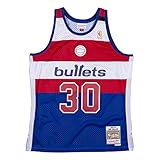 ben wallace jersey Camiseta NBA Johnson Mitchell & Ness Maillot Washington Bullets Ben Wallace