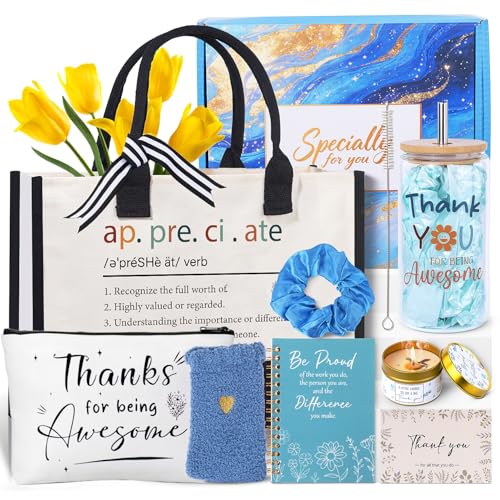 Thank You Gifts For Women Administrative Professional Day Gifts Employee & Teachers Appreciation Present Thank You Gift Basket For Dental Assistant Principal Secretary Social Worker Coworker