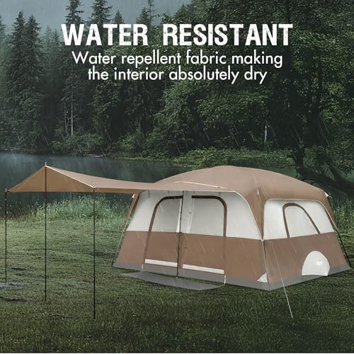 Heavy Duty 8-Person Camping Tent