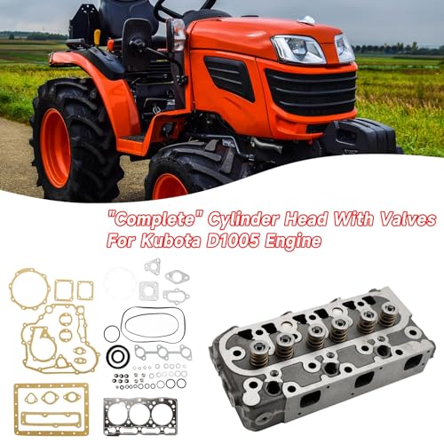 Frezon D1005 Cabeça de cilindro completa com kit de junta completa para motor Kubota D1005