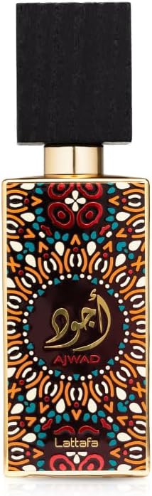 Lattafa Perfumes Ajwad Eau De Parfum Spray for Unisex, 2.0 Ounce
