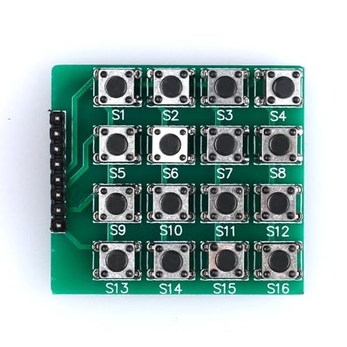 Clavier matrice 4x4 ultra réactif avec 16 touches micro switch pour programmation