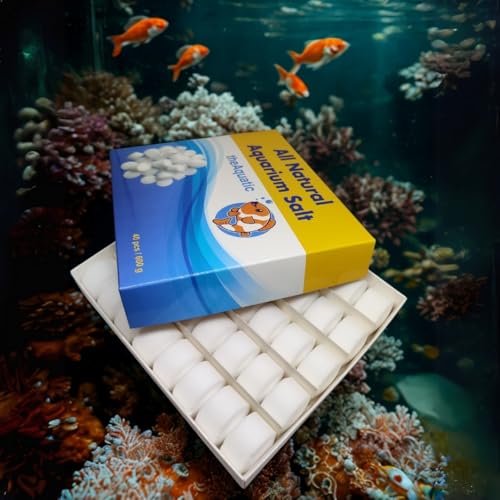 Premium Aquarium Salt, Aquarium Salt Freshwater Tablets for Aquarium Water Treatments Essential Supplies (40 Tablets) - Image 3