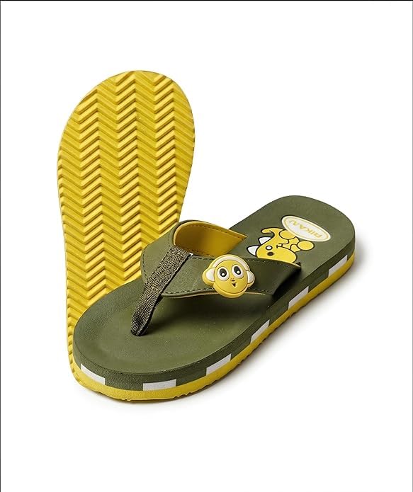 Image of Kids' Flip Flop Slippers, soft and Lightweight sole, Super Flexible, Comfortable & Arch Support, Durable Indoor and Outdoor Slippers