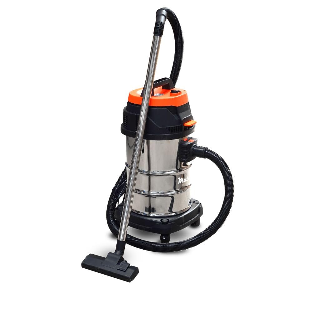 Aspirador Industrial Profesional Swift TB916 30L. Aspirador Potente seco y húmedo. 1 Motores de 1200W (1200W). Depósito de 30 litros de Capacidad de Acero Inoxidable. (30L)