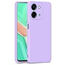 Pikkme Back Cover Camera Protection Shockproof Soft Matte Silicone Back Case for Vivo Y28 4G (Purple) gallery image