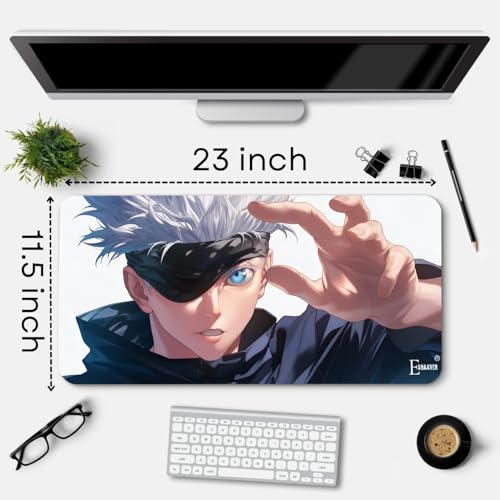 Image of Anime fearturing Large Gaming Mouse Pad, Extended Desktop Mat, 58 x 28 cm (DS 20)