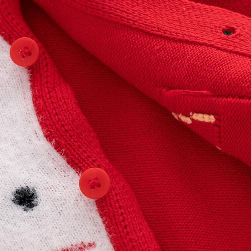 Image of Cute Cartoon Rabbit Baby Girls Toddler Vest Warm Sleeveless Jacket Knitted Spring Winter Kids Waistcoat Easter Bunny Style