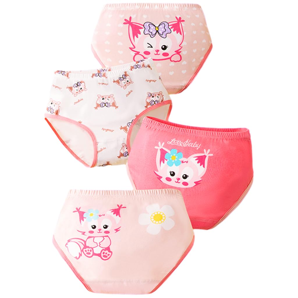 Pack of 6 Kidear Kids Series Soft Cotton Baby Panties Little Girls Assorted Brie Pack of 6 Kidear Kids Series Soft Cotton Baby Panties Little Girls Assorted Brie