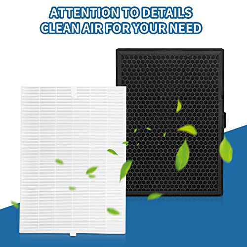 Filter B 114190 Replacement For Winix Air Purifier 9500 And U300 Filters, 3-In-1 Filtration System Includes Fine Pre-Filter, H13 True Hepa, And Activated Carbon, Black #TOP3
