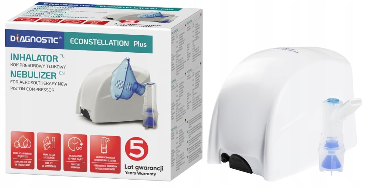 Diagnostic Econstellation Plus Inalatore aerosol a pistone con nebulizzatore
