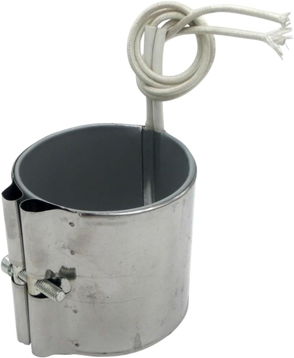 70x50mm/70x55mm/70x60mm 110V220V380V Band Heaters Stainless Steel Heating Element Wattage 330W/360W/400W for Mould Heater(110V,400W 70x60mm(IDxH))