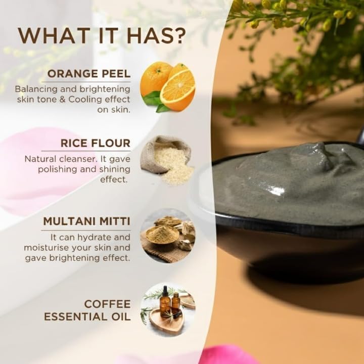 Herbal Wax Powder for Hair Removal - Magic Wax - 15 min Instant Painless Ayurvedic Natural Waxing Powder All Types of Hair Skin Hands Legs Underarms Private Bikini Part 100 gm Coffee