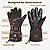 Heated Gloves for Men & Women, Upgrade 5000mAh Battery & Full Hand Heat, Winter Heated Gloves Rechargeable, 3 Heating Levels, Waterproof, Touchscreen, for Motorcycle, Skiing, Hunting, Work