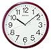 Seiko 12 Inch Business Wall Clock, Red