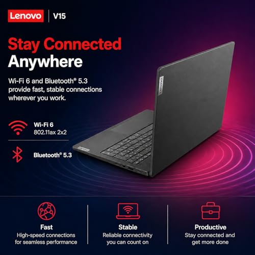 Lenovo 2026 Business and Student Laptop with MS 365 for Web, Intel Powerful Processor, 8GB DDR5, 256GB PCIE, 15.6" FHD Display, Wi-Fi 6, Fast Charging Speed, 14.5-Hour Battery Life, Windows 11 Pro - Image 8
