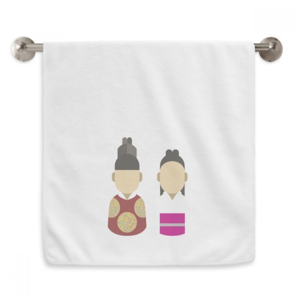 Serviettes débarbouillettes Corée Traditionnelle 13x29 fini la peau irritée au séchage