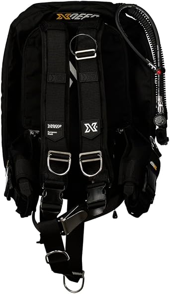 xDeep Zeos 28 Deluxe Aluminium Backplate XL Weight Pockets Wing One Size Black