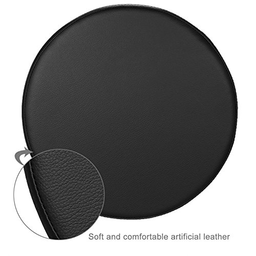Anfan Universal Drum Throne Adjustable Padded Drum Stool with Anti-Slip Feet for Adults and Kids (Black)