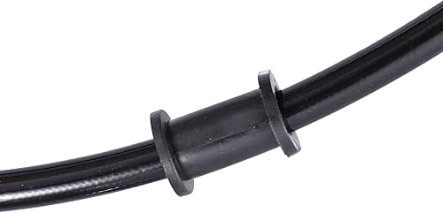 Miniatura 6 de X AUTOHAUX Manguera de aceite hidráulico AN3 M10 de 59.1in para automóvil, manguera de aceite de 28 90 de acero inoxidable para automóvil,