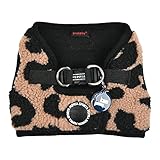 Puppia Brustgeschirr für kleine und mittelgroße Hunde - Serval Harness B - verstellbar und komfortabel, Beige, M