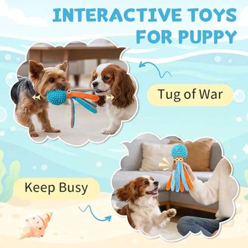 Juguete Calm Dog Duck y Pulpo Sonoro para Perros Pequeños miniatura 6