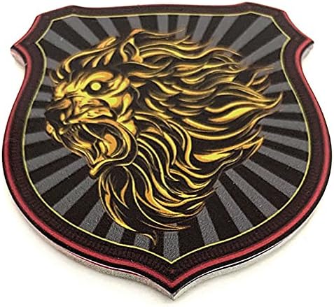 ライオン アルミ プレート エンブレム ステッカー 販売実績no 1 カスタム ドレスアップ カー用品 ラベル