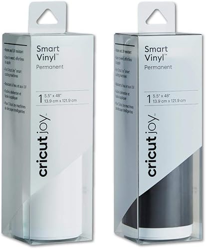 Miniatura 3 de Cricut Joy Smart - Paquete de vinilo permanente  Paquete de vinilo adhesivo en negro, dorado, blanco, verde y rojo, para calcomanías, decoración del