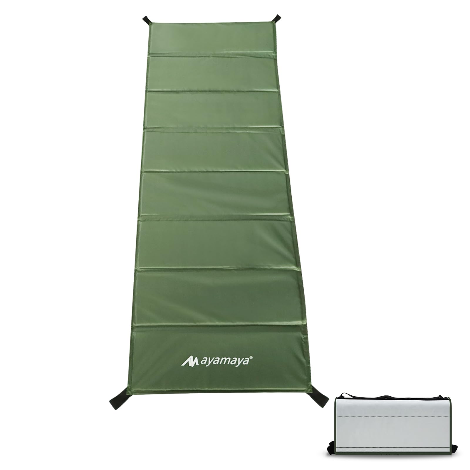foam sleeping pad for camping - ayamaya foldable camping mattress for 1/2/3/4/5/6 person, extra thick waterproof tent footprint inner camping mat for outdoor backpacking hiking picnic camping