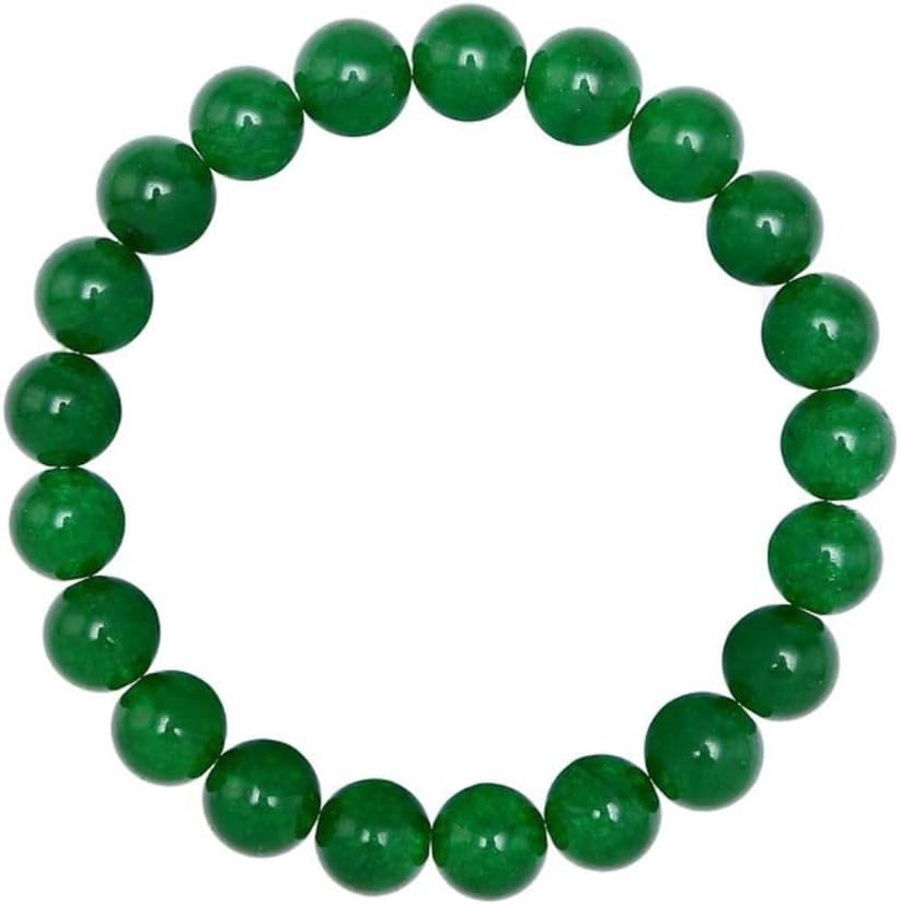 Adabele 1pc Natural Stretch Gemstone Bracelet 8mm (0.31'') Bead 7 Inch to 8.5 inch Healing Crystal Energy Quartz Chakra Jewelry Women Men Birthday Gift'