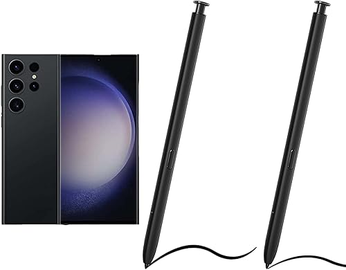 2 bolígrafos Galaxy S23 Ultra S de repuesto para Samsung Galaxy S23 Ultra todas las versiones, lápiz capacitivo, SM-S918N, SM-S9180, SM-S918E,
